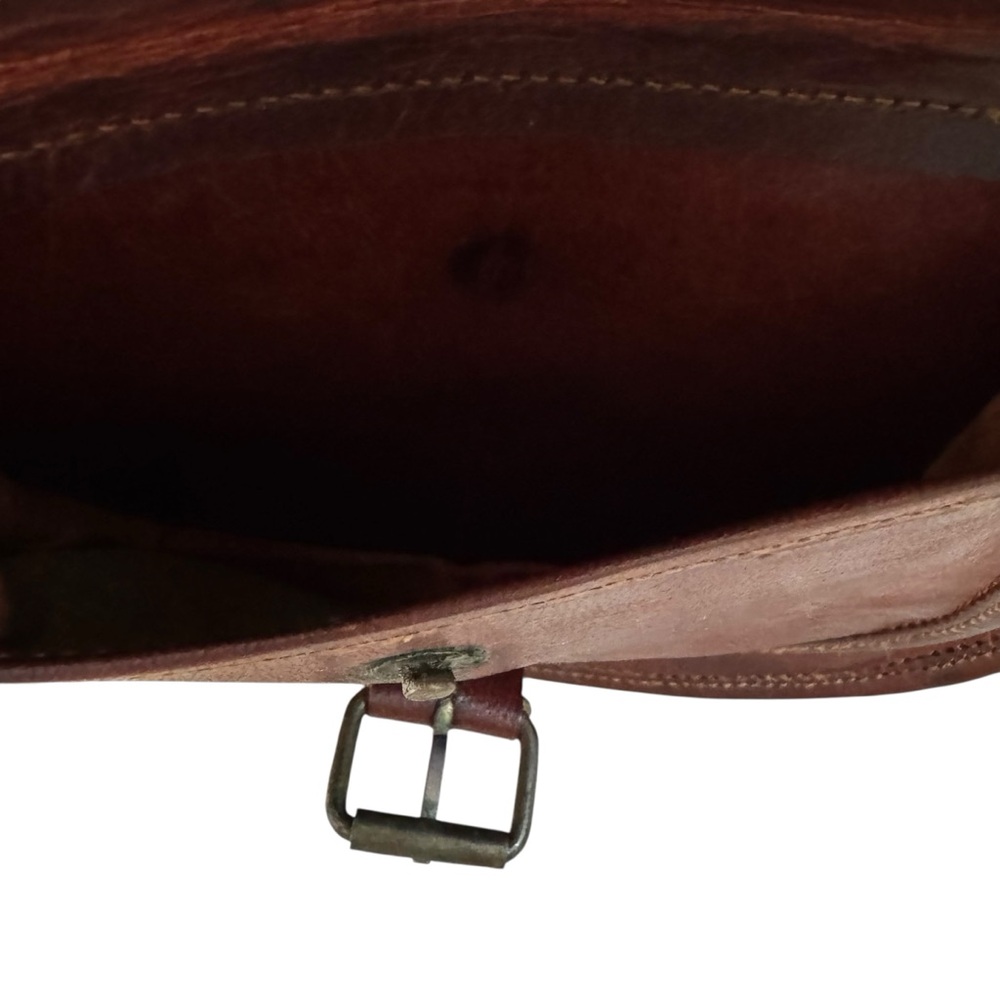 Great Seal Of The State Of Oklahoma 1907 Crossbody Bag Genuine Leather - Picture 9 of 10